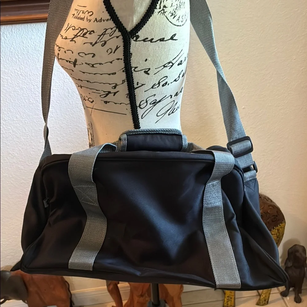 NWOT- Stylish Black Duffel Bag